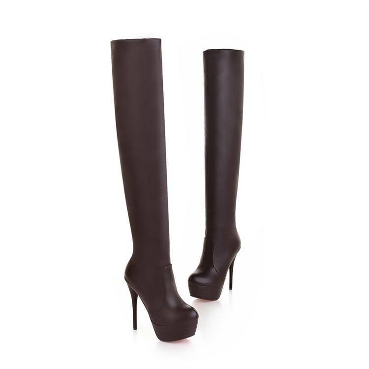 spring shoes over the knee boots