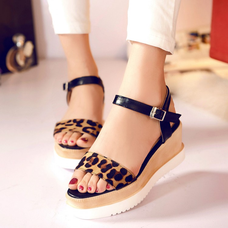 yellow leopard print heels