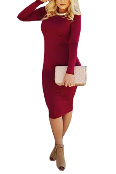 spandex dress long sleeve